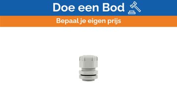 Bieden: M25 x 1.5 Metric Cable Gland 13-18mm - Grey Marine, Ophalen of Verzenden, Nieuw
