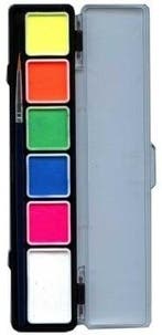 Hobby Watercolor Palet Neon Colours 6gr + 3gr 5st, Verzenden, Nieuw