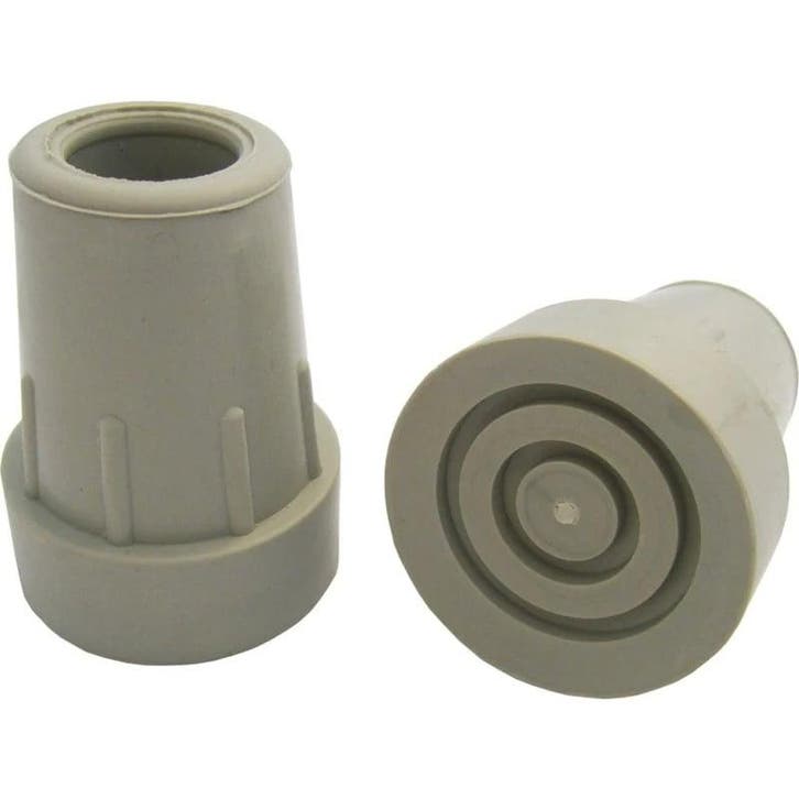 Kruk en stokdoppen per 2 - 19 mm grijs, Diversen, Verpleegmiddelen, Ophalen of Verzenden