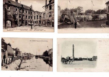 France - super lot de collections de Calais - Carte postale