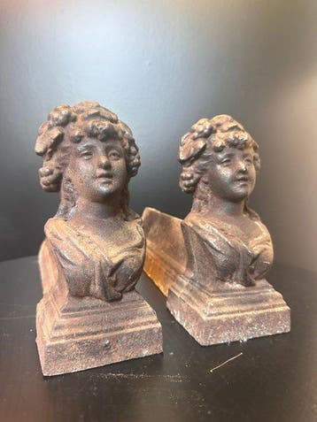 Openhaard accessoire - Antieke Franse gietijzeren