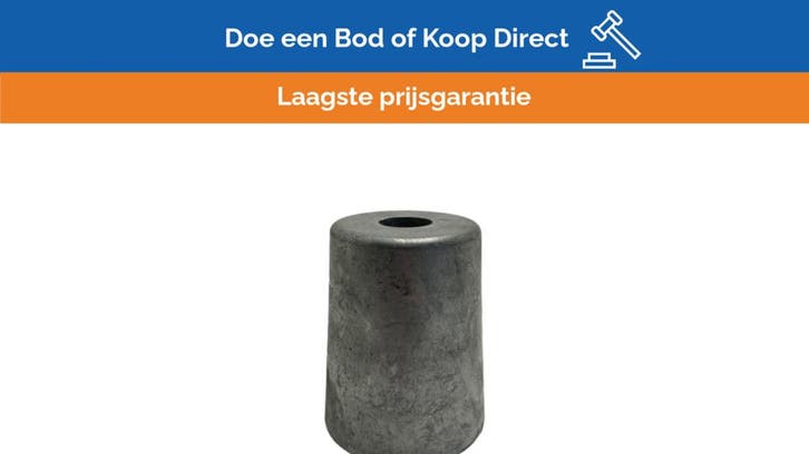 Bieden: Zink Anode Kit PRP-800407E for 60 mm Propeller Shaf, Watersport en Boten, Bootonderdelen, Ophalen of Verzenden