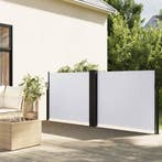 vidaXL Windscherm uittrekbaar 120x1200 cm wit, Verzenden, Nieuw