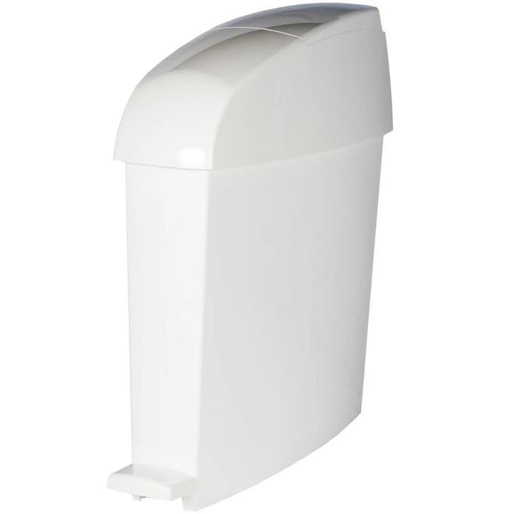 Pedaalemmer | Kunststof | Wit | 12L | Klapdeksel |, Zakelijke goederen, Horeca | Keukenapparatuur, Nieuw in verpakking, Verzenden