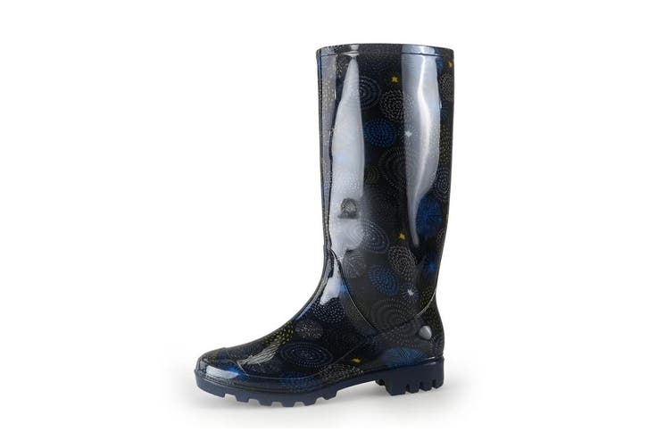 Xq Regenlaarzen in maat 37 Zwart, Kleding | Dames, Schoenen, Zwart, Zo goed als nieuw, Regenlaarzen, Verzenden