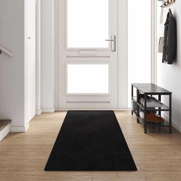 vidaXL Tapijt Loper Zwart 80 x 400 cm 100% Polypropyleen, Verzenden, Nieuw