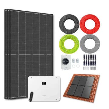 Zonnepanelen pakket voor schuindak - 2.1 kW - 3x 700, Doe-het-zelf en Bouw, Zonnepanelen en Toebehoren, Ophalen of Verzenden, Nieuw