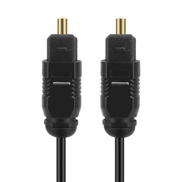 DrPhone Digitale Optische Audio Kabel - Zwart – 5 Meter, Verzenden, Nieuw