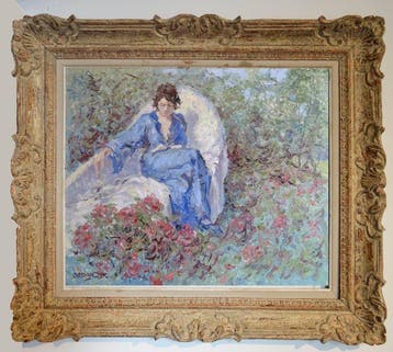 Chris van Dijk (1952) Impressionist -  Mon endroite preferé