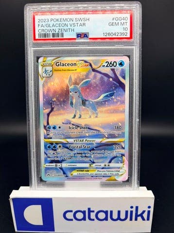 Pokémon - 1 Graded card - Glaceon VSTAR GG40/GG70 PSA 10 -, Nieuw