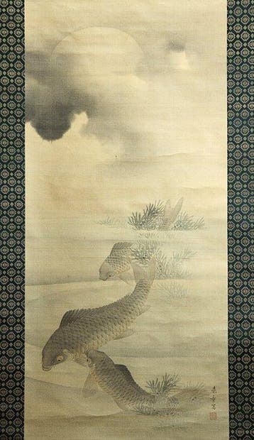 Carps -   Nakajima Raish (1796-1871) - Japan - Late
