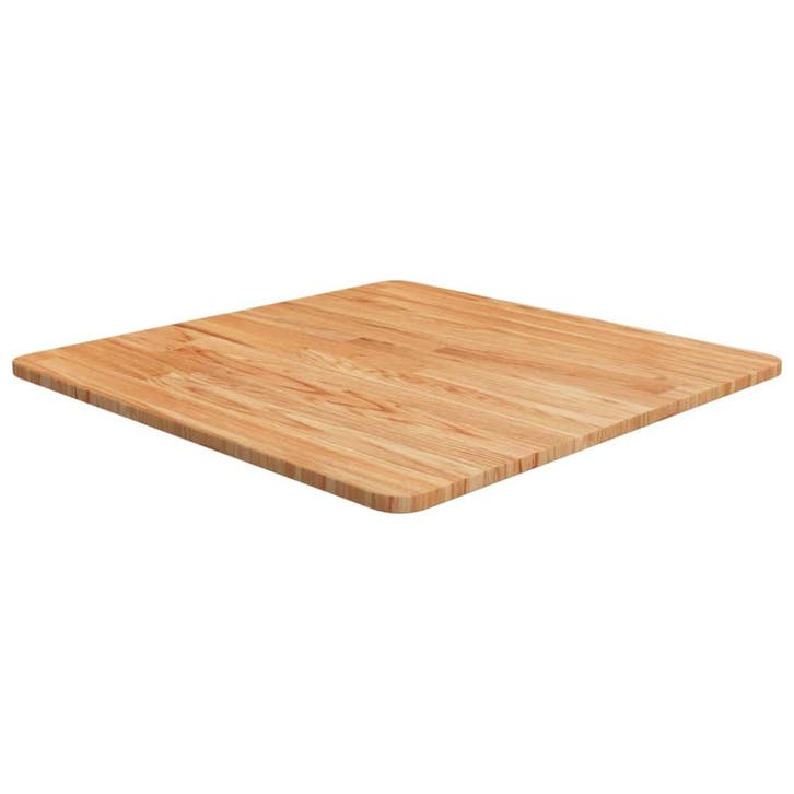 vidaXL Tafelblad vierkant 60x60x1,5 cm massief eiken, Maison & Meubles, Pièces pour table, Envoi
