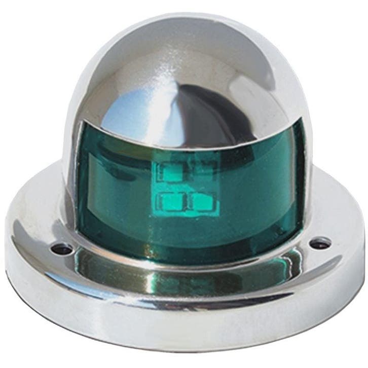 Navigatielicht LED 61x46mm Stuurboord Tot 12m Rvs, Sports nautiques & Bateaux, Instruments de navigation & Électronique maritime