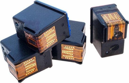 2dekans | Cartridges Geschikt voor HP 27 & 28 – 4-Pack (2x, Computers en Software, Printerbenodigdheden, Ophalen of Verzenden