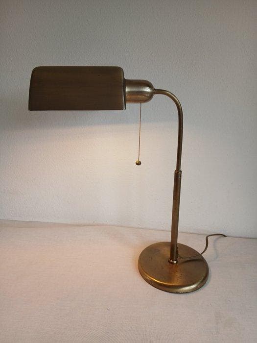 Massive - Lampe de banquier - Art.12492/01 - Laiton - Lampe, Antiquités & Art, Curiosités & Brocante