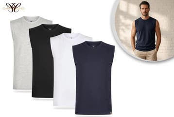 2dekans | Duopack Mouwloze T-shirts - Zwart - Maat S, Ophalen of Verzenden, Nieuw