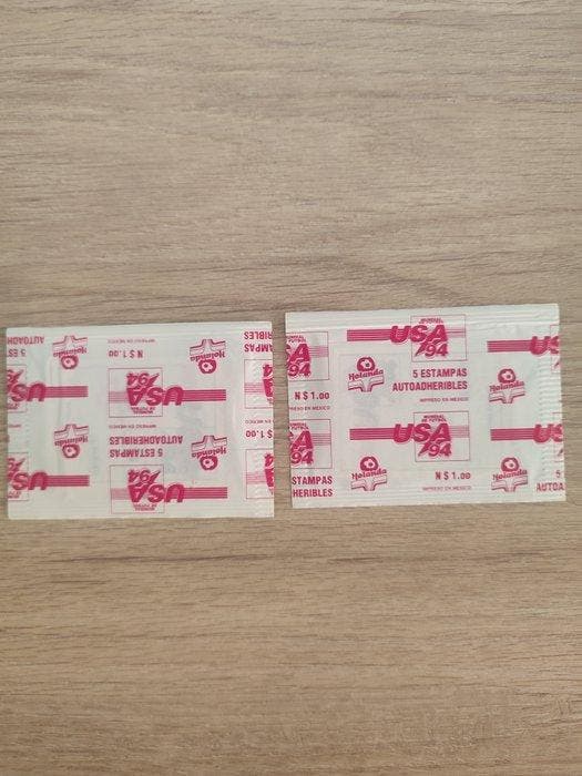 1994 Helados USA 94 Originele verpakking - 2 Booster pack -, Verzamelen, Stickers