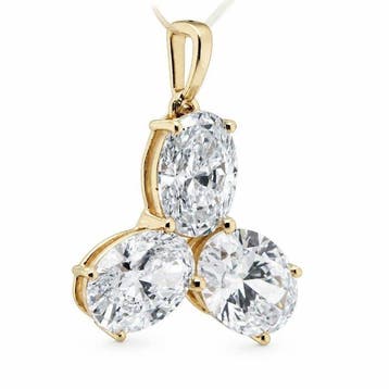 Zonder minimumprijs - Hanger - 14 karaat Geel goud - 2.31ct.