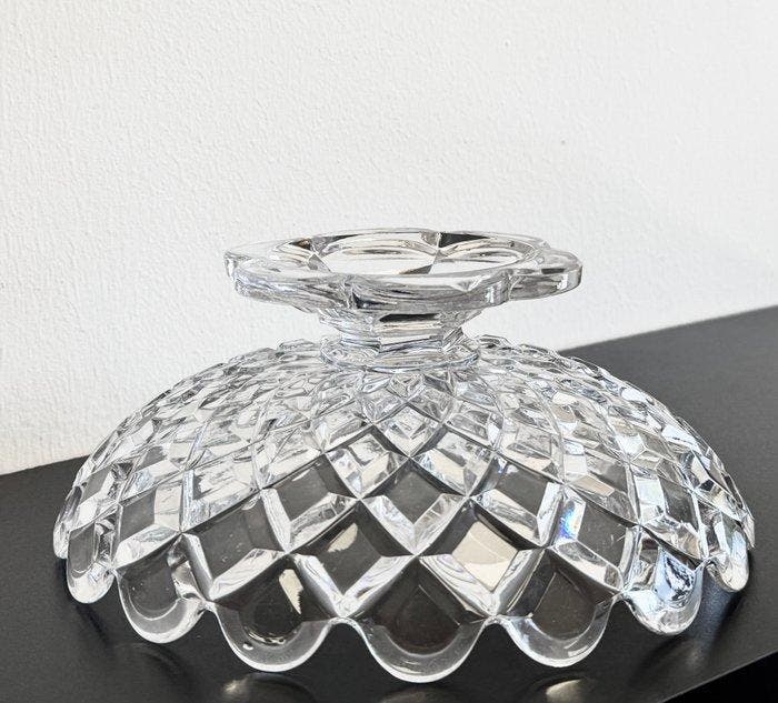 Attributed to Baccarat - Serveerschaal - Diamant - Kristal, Antiquités & Art, Antiquités | Verre & Cristal