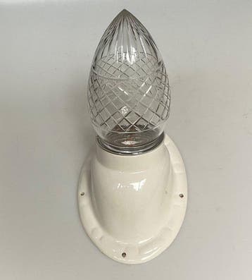 Julius Dressler Bamberg - Plafondlamp - Porselein - JDB, Antiquités & Art