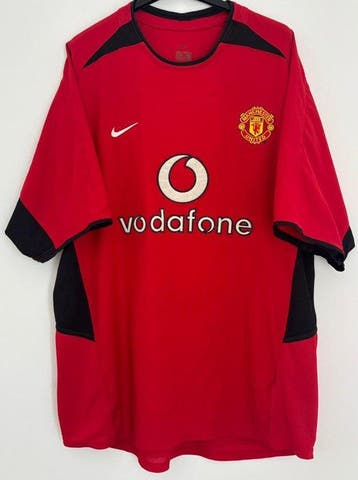 Manchester United 2002/2004 Home Shirt - Engelse