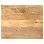 Mangohout Tafelblad 100x80 | Tweede kansje | OP = OP, 50 tot 100 cm, Verzenden, 50 tot 100 cm, Zo goed als nieuw