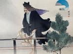 Tsuri Gitsune  - Tsukioka Kogyo (1869-1927) - Japan -