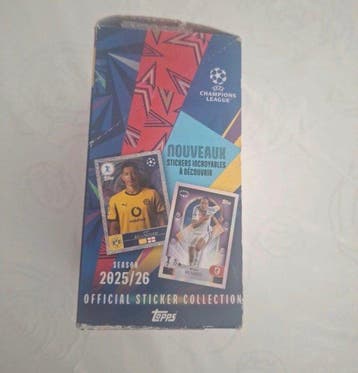 2025/26 Topps UEFA Champions League - 50 Box - Excellent