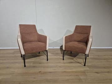 Veiling - 2x Montel Bliss - Fauteuils - Showroommodellen - B, Nieuw