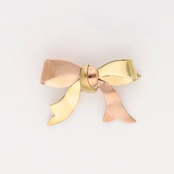 Broche - 14 carats Or jaune, Or rose
