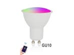 WiFi Slimme spotlight GU10 5W kleur + wit (RGB+CW), Verzenden, Nieuw