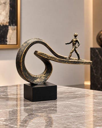 sculptuur, Handgemaakte sculptuur – Walking Through Infinity