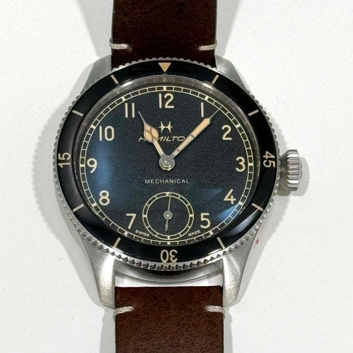 Hamilton - Khaki Aviation - H76719530 - Heren - 2020+, Handtassen en Accessoires, Horloges | Heren