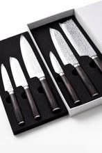 Shinrai Knives - 6 Piece professional knives set - Hammered
