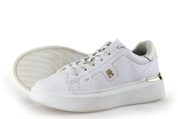 Tommy Hilfiger Sneakers in maat 39 Wit, Verzenden, Sneakers