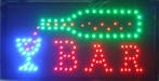 Bar drank cafe LED bord lamp verlichting lichtbak reclamebor, Verzenden, Nieuw