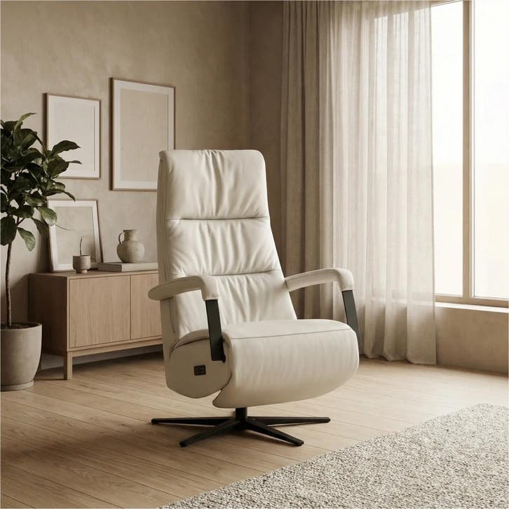 Leren sta-op-stoel Core, Huis en Inrichting, Fauteuils, 50 tot 75 cm, 75 tot 100 cm, Nieuw, Leer, Ophalen of Verzenden