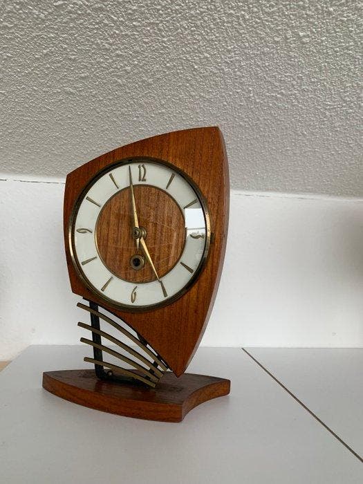 Horloge de table - Nufa (Nederlandse uurwerk fabriek, Antiek en Kunst, Kunst | Designobjecten