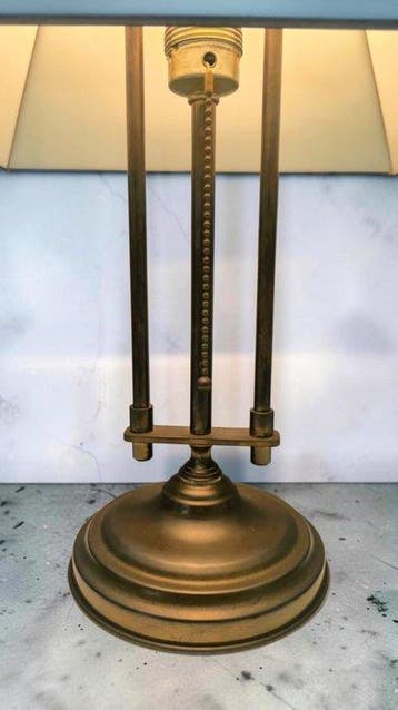 Tafellamp - Bankierslamp Tiffany Studio Stijl Lamp - Koper,, Antiek en Kunst