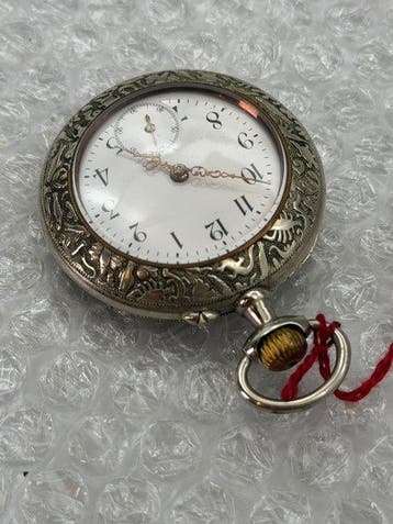 Friede - Antique Pocket Watch – Ornate Animal & Floral, Nieuw