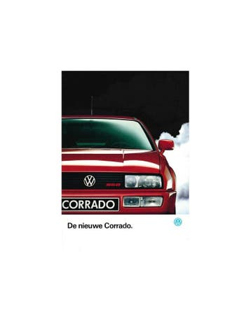1988 VOLKSWAGEN CORRADO BROCHURE NEDERLANDS
