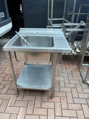 RVS aanvoertafel met Onderschap 74 x 71 x 95cm (B x D x H) W, Ophalen of Verzenden, Nieuw in verpakking