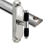 Kruk-espagnolet Ton Ebben glans nikkel inclusief 1 stang, Doe-het-zelf en Bouw, Deuren en Vliegenramen, Nieuw