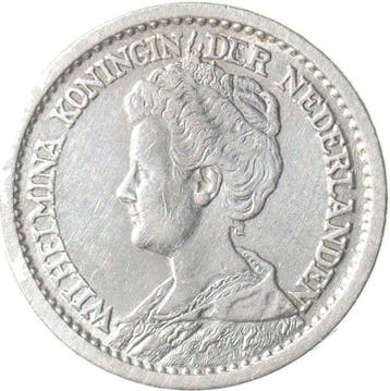 Nederland. Wilhelmina. 1/2 Gulden 1913 KWALITEIT (Zonder