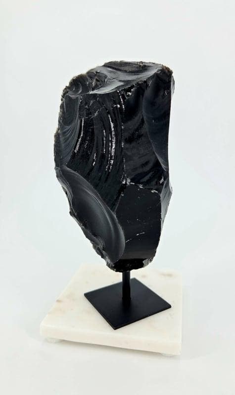 Obsidiaan Ruw op standaard 1,039kg, Handtassen en Accessoires, Edelstenen, Ophalen of Verzenden