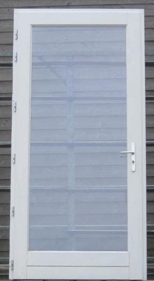 meranti houten buitendeur , achterdeur , deur 114 x 234, Ophalen of Verzenden, Buitendeur