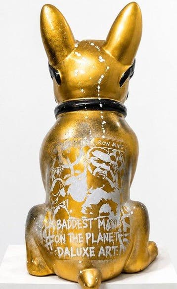 Daluxe Art - 1999 • Mike Tyson Dog – Gold Edition – 60 cm