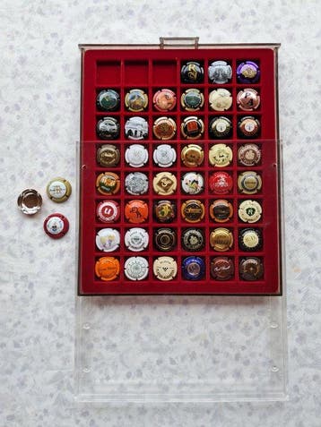 Collectie champagnecapsules