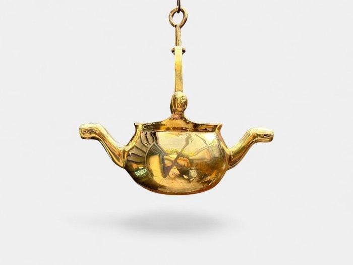 Antiek Lavabo - Mid 19th century - Messing - W26 cm/ 1,85 kg, Antiquités & Art, Art | Art non-occidental