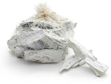 Wrakhout Frosted White ca. 10 cm 500 gram, Nieuw